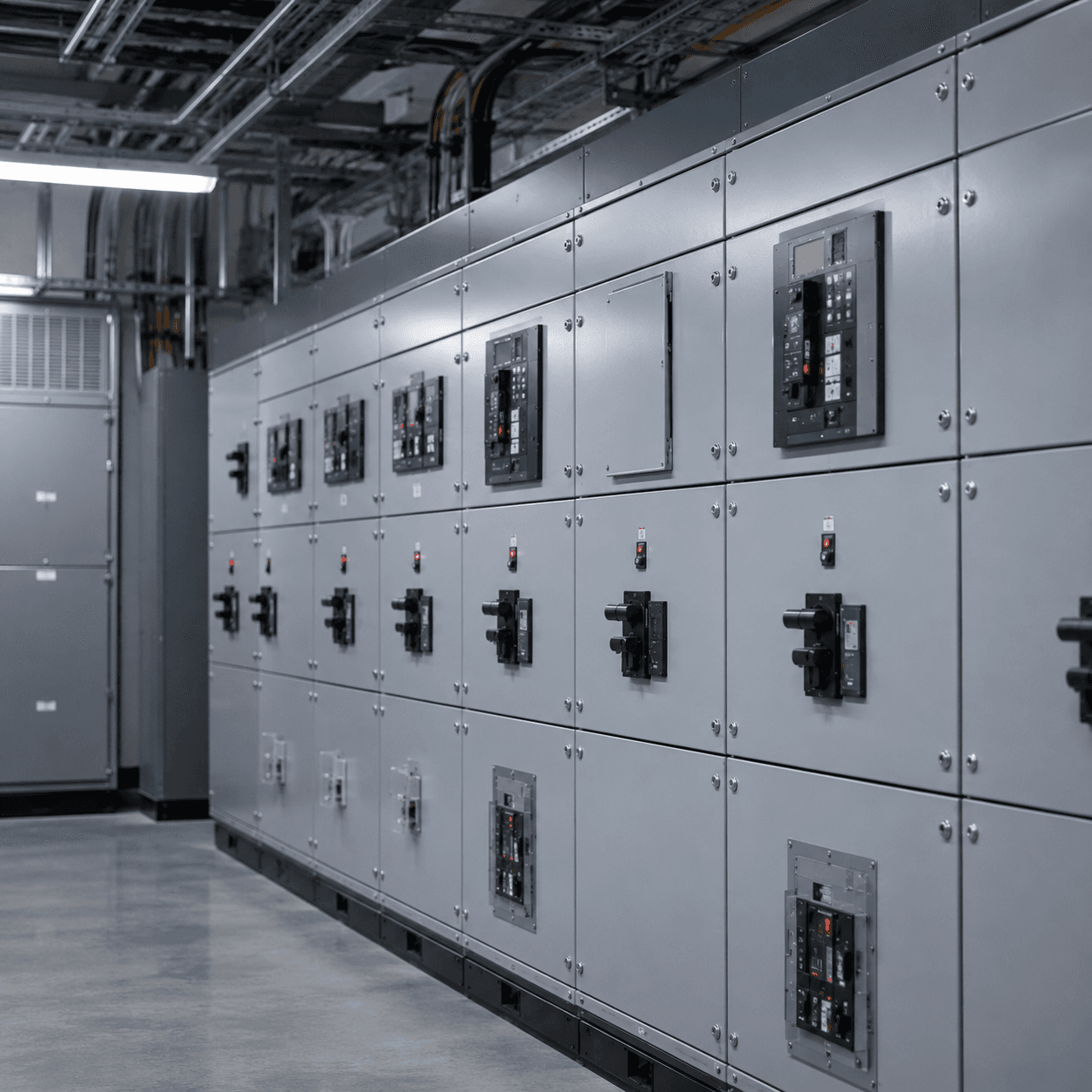 Medium-voltage switchgear lineup